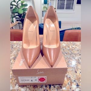 Christian Louboutin’s camel pumps